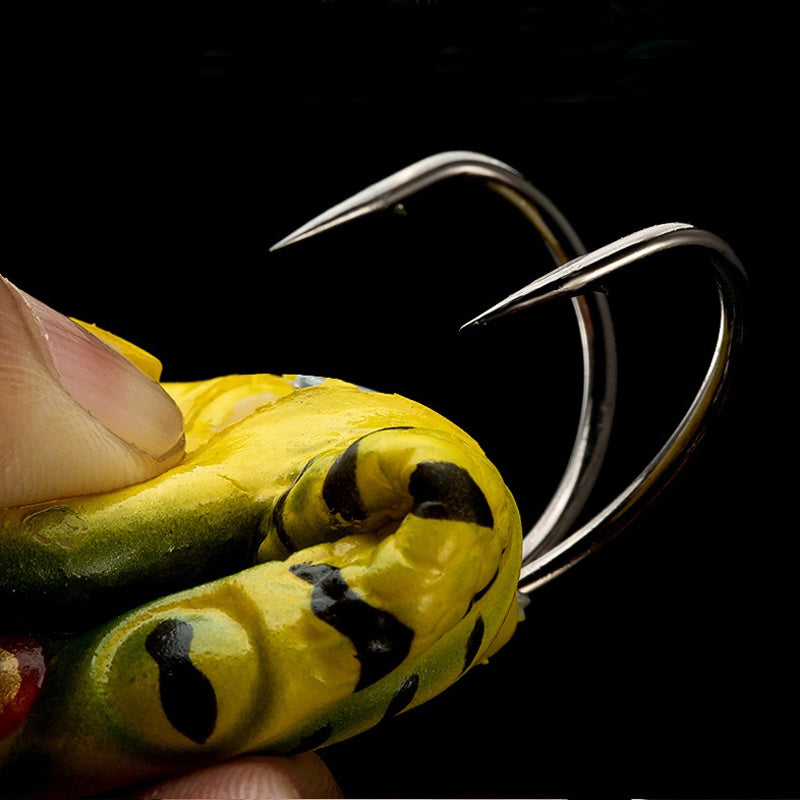 1pc ANFS Frog Leg Lure Fishing Reel - Soft Artificial Fish Bait with Multi-Color Options (Green, Brown, Black, Orange) for Bass & Panfish, Durable Plastic Design for Year-Round Fishing, Fishing Lure, Bass Fishing Lure, Realis