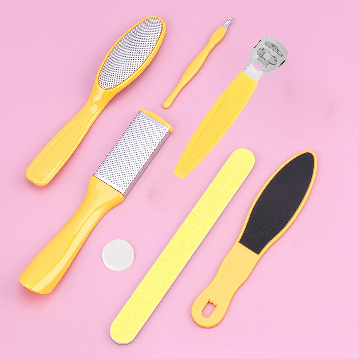 Professional 7-in-1 Pedicure Tool Set for Dead Skin Removal and Foot Care - Includes Callus Remover and Foot File for Men and Women
