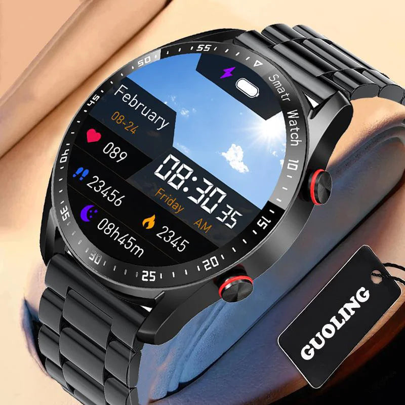 Montre intelligente avec appels Bluetooth