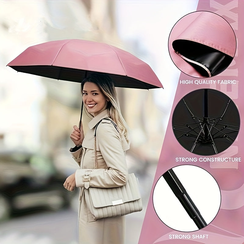 501 Six-Rib Capsule Umbrella: Stylish Windproof and Compact Mini Folding Pocket Umbrella, Perfect for Boys & Girls Outdoor Use – Ideal Mother's Day Gift