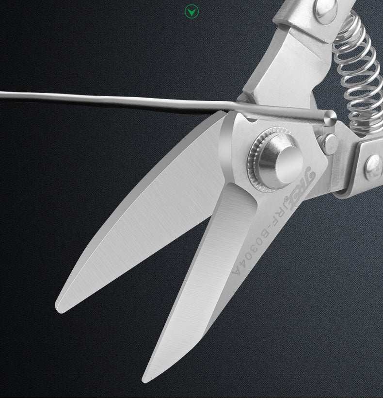 Heavy-Duty Industrial Shears - Professional Scissors & Shears for Cutting Metal Sheets, PVC Pipes, and Tin with Stainless Steel Blades and Ergonomic Handles for Comfortable Grip