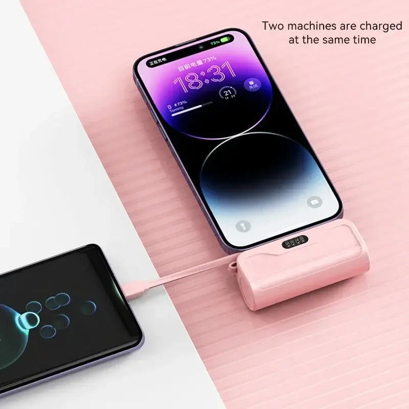 Mini Power Bank sans fil - Charge rapide