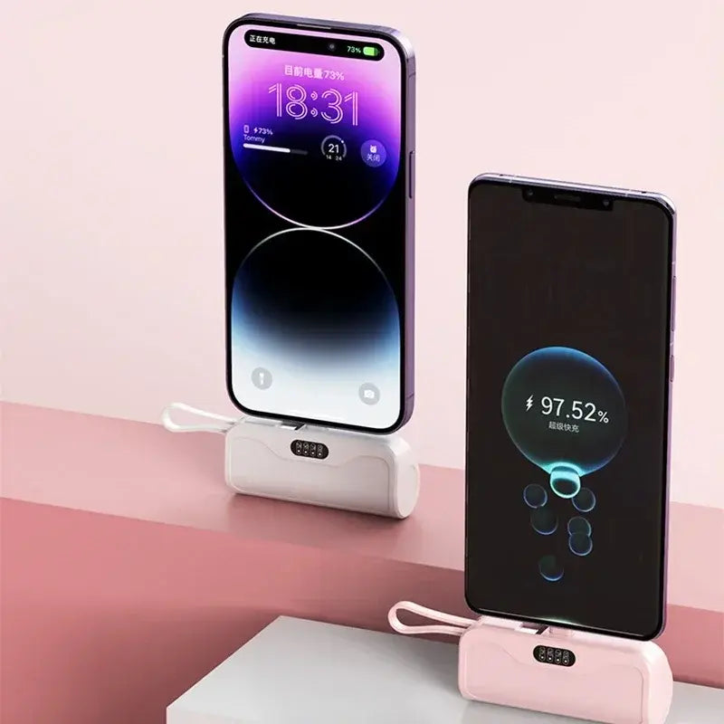 Mini Power Bank sans fil - Charge rapide