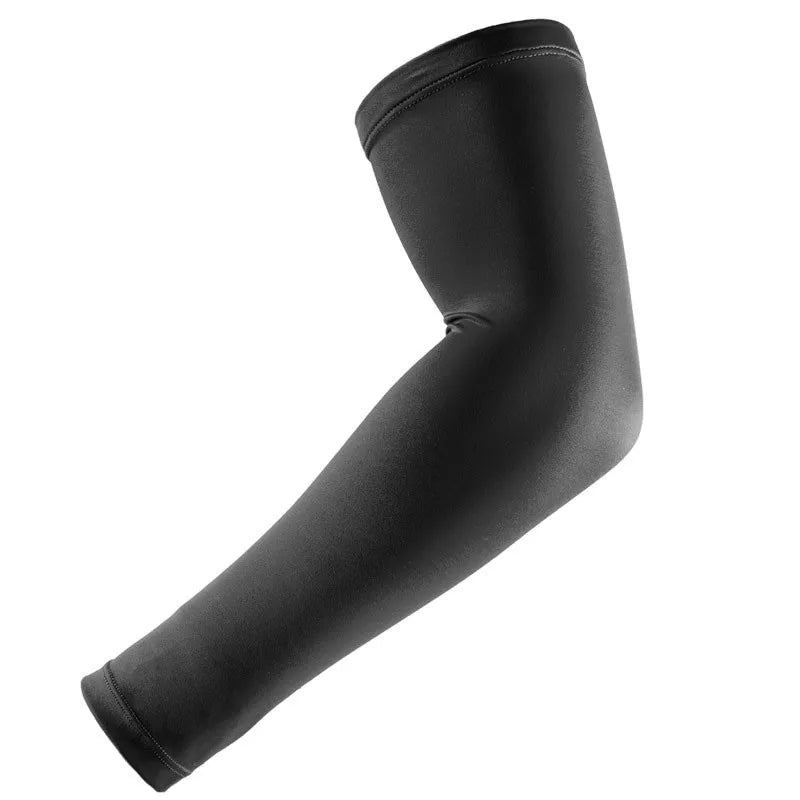 1Pcs Breathable Quick Dry UV Protection Running Arm Sleeves Basketball Elbow Pad Fitness Armguards Sports Cycling Arm Warmers