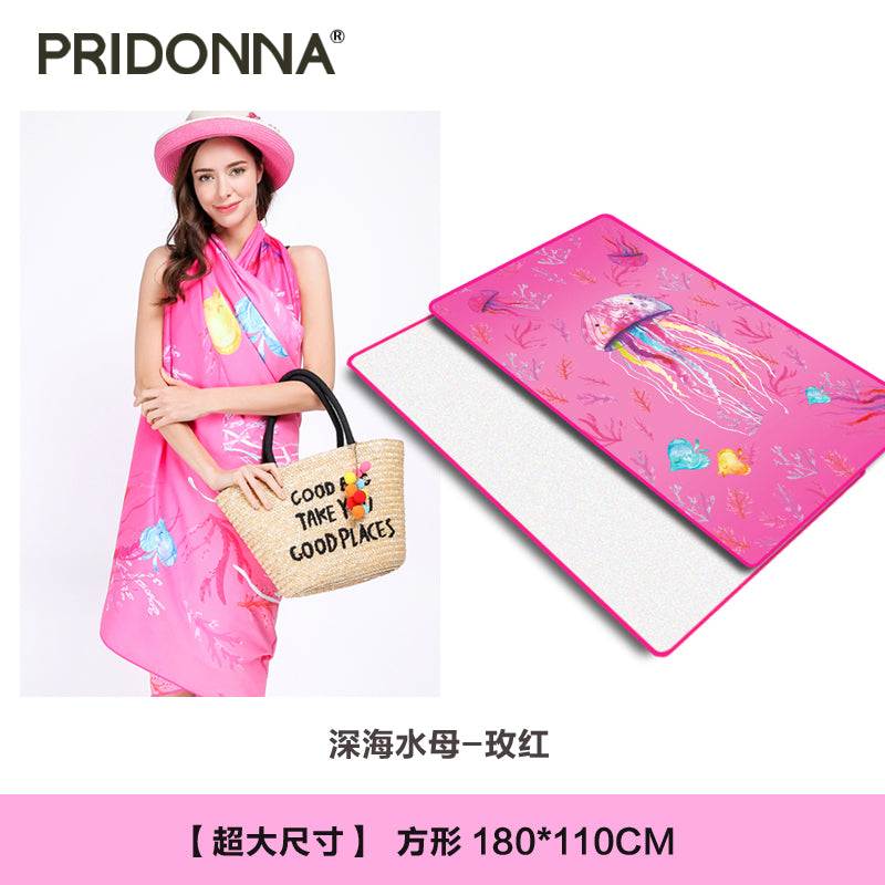 Pridonna Donut Travel Ultralight Beach Towel