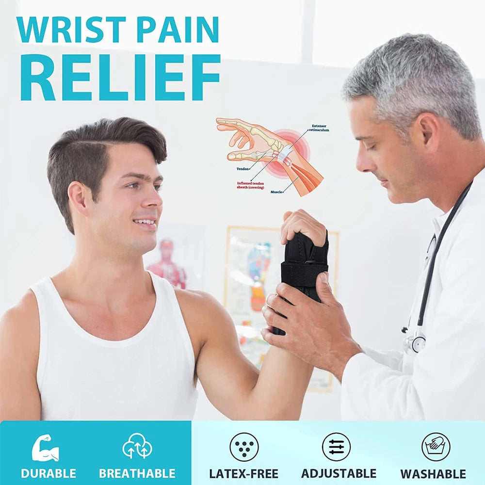 1 PCS Professional Wrist Support Splint Arthritis Band Belt Carpal Tunnel Wrist Brace Sprain Prevention Sports Wrist Protector