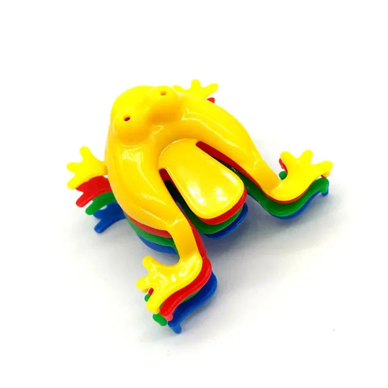 10 Pcs Jumping Frog Bounce Toys For Kids Novelty Assorted Stress Reliever Toys For Children Birthday Gift Party Favor Gifts