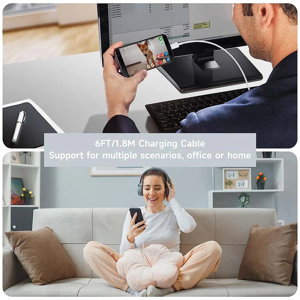 NNBILI 1-3PCS 10A 100W Type C Super Fast Charging Cable Data Cord For Huawei OPPO vivo iQoo Quick Charing USB C Cables