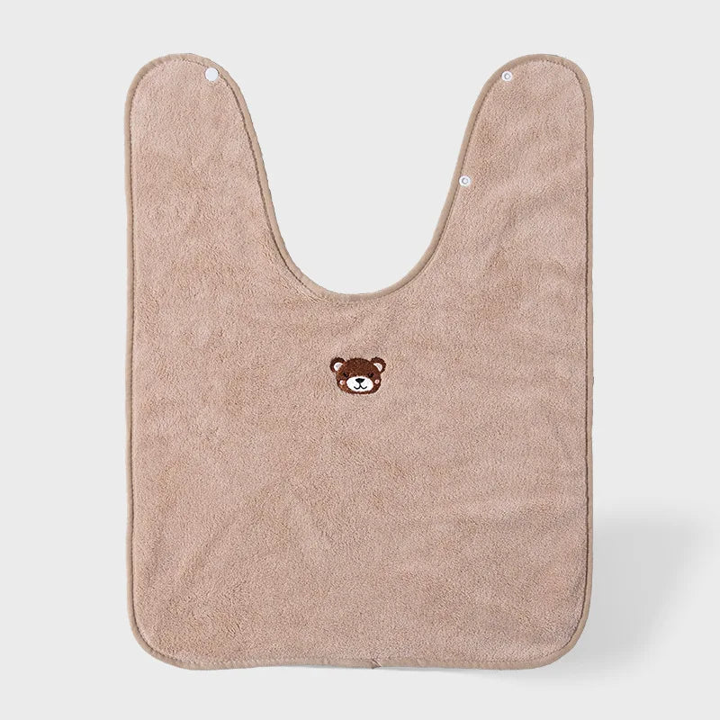 1pc Baby Bibs for Children Washing Face Towel Soft Salive Towel Boys Girls Learning Brushing Teeth Towel for 1 To 3 Years Kids