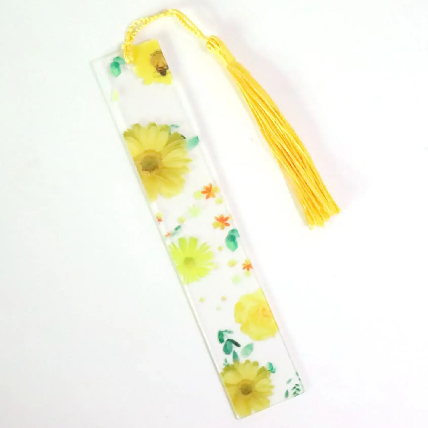 1pc Flower Bookmark Transparent Daisy Epoxy Resin Book Marker Floral Page Marker For Best Friends Back To School Back To School