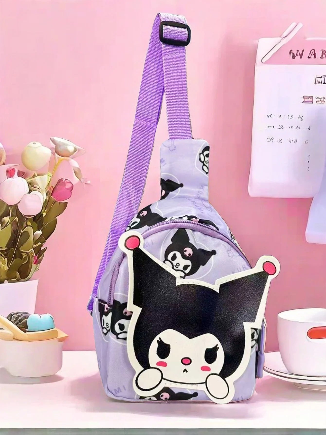 Hot Kuromi Female Japanese Cute Elementary School Student Junior High School Cartoon School Bag Mochila Cartoon Backpack