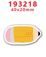 10 Pcs Back To School Planar Resin Flatback For DIY Hairbow Accessory Decoration PR192788