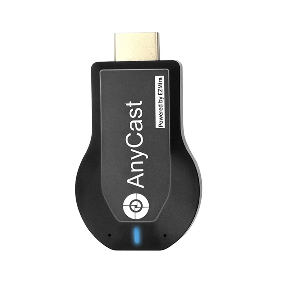 Clé TV 1080P M2 Plus compatible HDMI, récepteur d'affichage WIFI, partage d'écran Anycast DLNA pour IOS Android Miracast Airplay