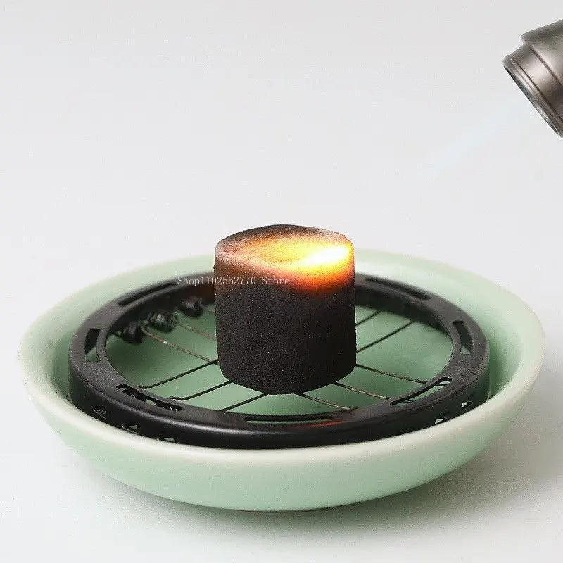 25pcs Boxed Incense Incense Carbon Group DIY Household Indoor Fire Proof Air Hand Smoker Hand Warmer Buried Carbon Supplies