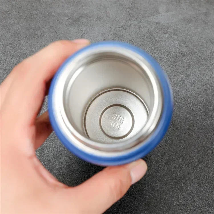 2024 Large Capacity Sports Water Bottle Portable Travel Car Water Cup Stainless Steel Space Kettle Thermos Flask