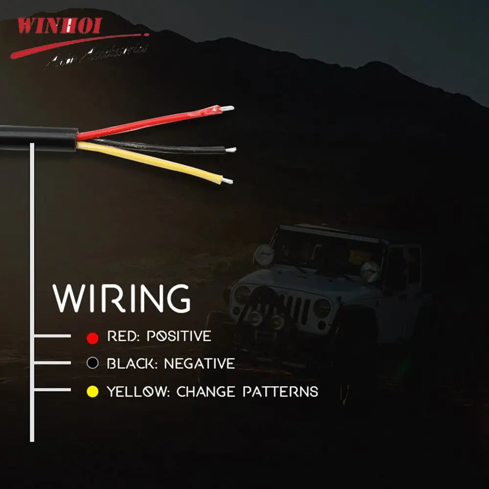 4 LED Police Strobe Light Automotivo Grille Warning Light 12-24V Red Blue Amber Flashing Lamp Trucks ATV Car Emergency Beacon