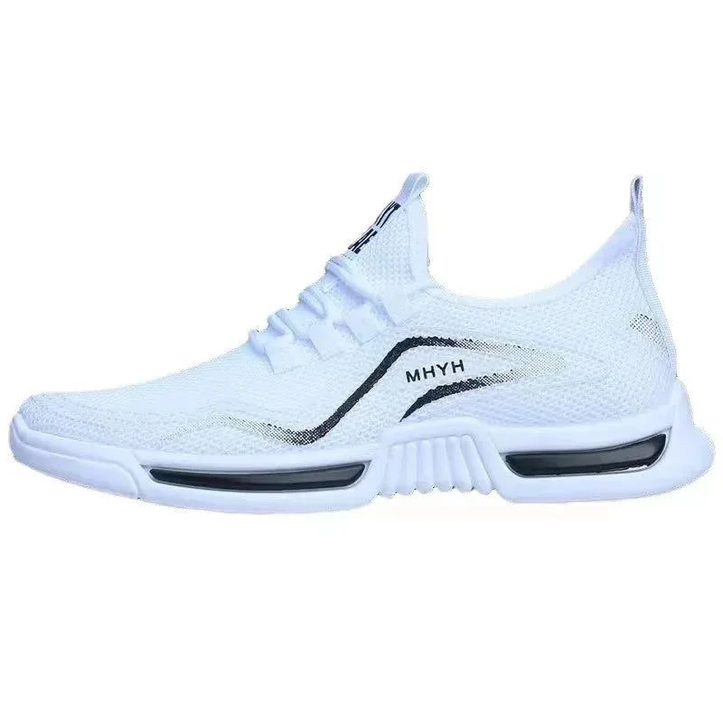 Chaussures de printemps légères et déodorantes pour hommes Baskets en maille respirante Chaussures confortables et tendance polyvalentes pour hommes