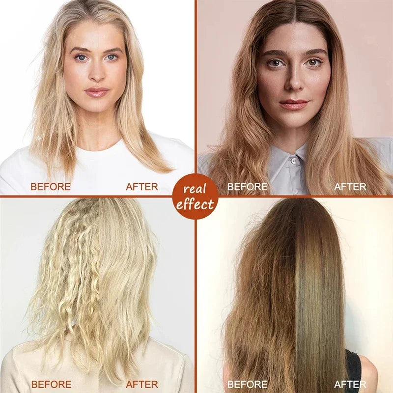 Keratin Hair Mask Magical 5 Second Repair Damage Frizzy Soft Smooth Shiny Hair Deep Moisturize Hair Treat Repair Hair Care Mask