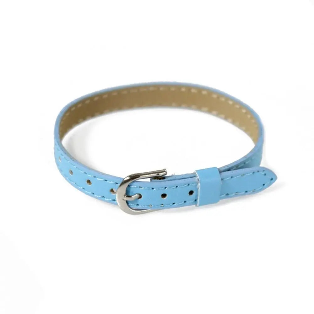 5Pcs Doll Waist Belts PU Leather Super Mini Waistband Candy Color DIY Handmade Belt For 1/3 1/6 Bjd Doll Clothes Accessories