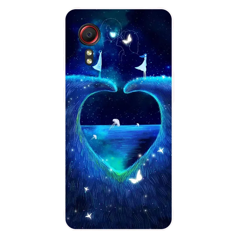 for Samsung Galaxy Xcover 5 Case Football Soft Silicone Back Cases for Samsung Xcover 5 G525F 5.3" Phone Cover Xcover5 Fundas