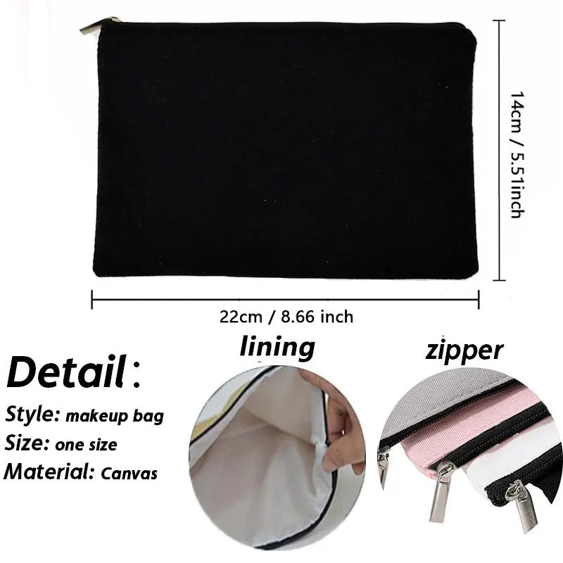School Stationery Supplies Storage Bags Rainbow Teacher Spanish Printed Teacher Pencil Cases Travel Wash Pouch Gifts Makeup Bag