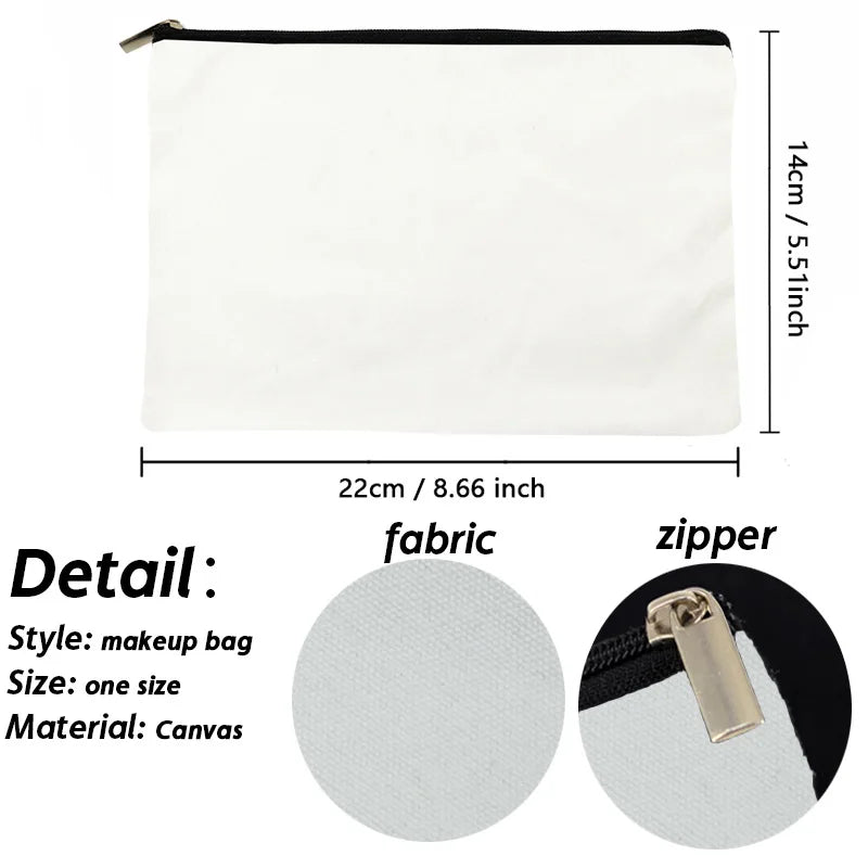School Stationery Supplies Storage Bags Rainbow Teacher Spanish Printed Teacher Pencil Cases Travel Wash Pouch Gifts Makeup Bag