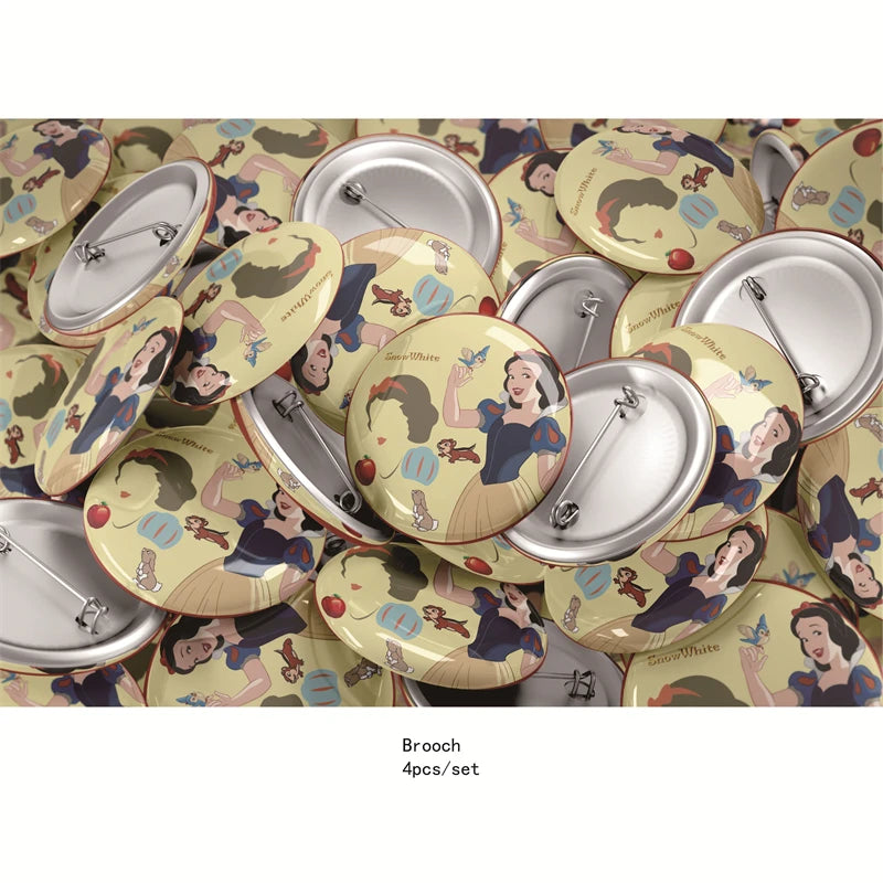 Snow White Theme Party Supplies Children Birthday Party Disposable Tableware Set Paper Plate Cup Napkins Baby Shower Decorations