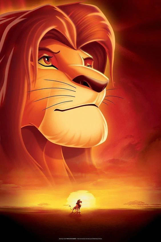 Disney Cartoon The Lion King Diamond Painting Kit Animal Mosaic Mouse Cross Stitch Embroidery Sets Handmade Gift Room Wall Decor