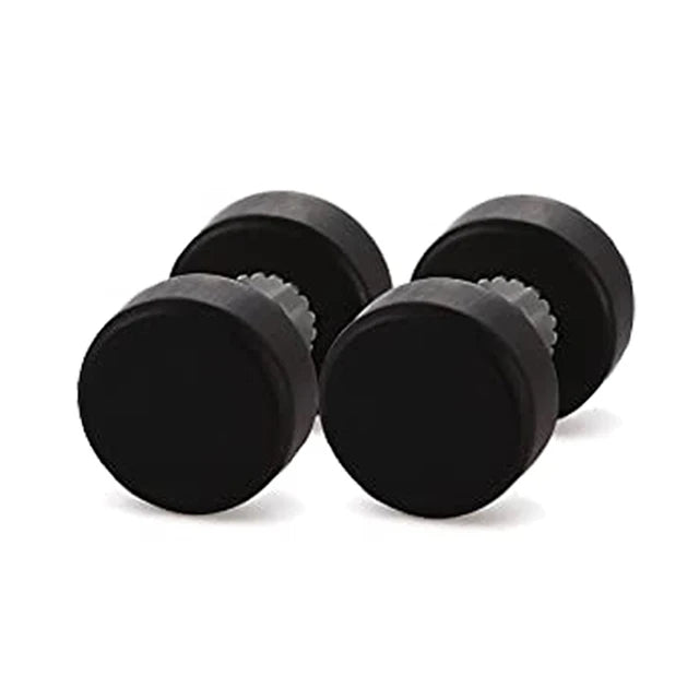 1Pair/2Pcs Wood Stud Earring For Men/Women 6-12mm Stainless Steel Barbell Earring Classic Pop Gothic Jewelry Best Gifts