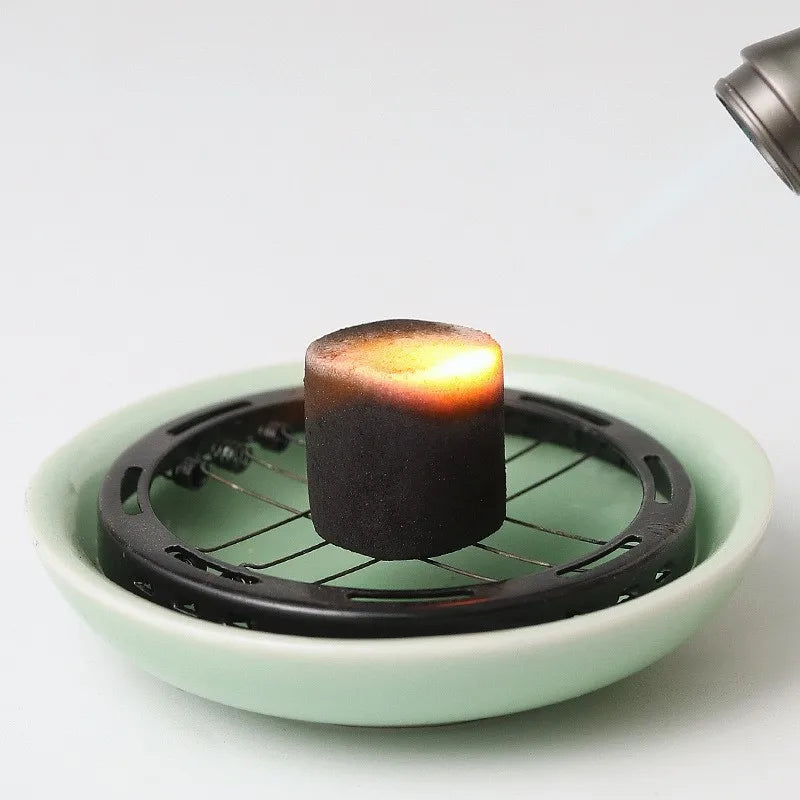 25pcs Boxed Incense Incense Carbon Group DIY Household Indoor Fire Proof Air Hand Smoker Hand Warmer Buried Carbon Supplies