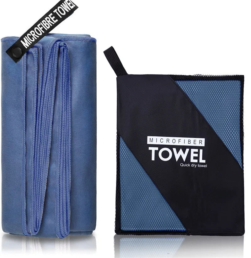 Quick-Drying Sports Towel 40x80/80x160CM Blue Grey Green Orange Swimming Gym Fitness Camping Running Beach Washcloth Towels