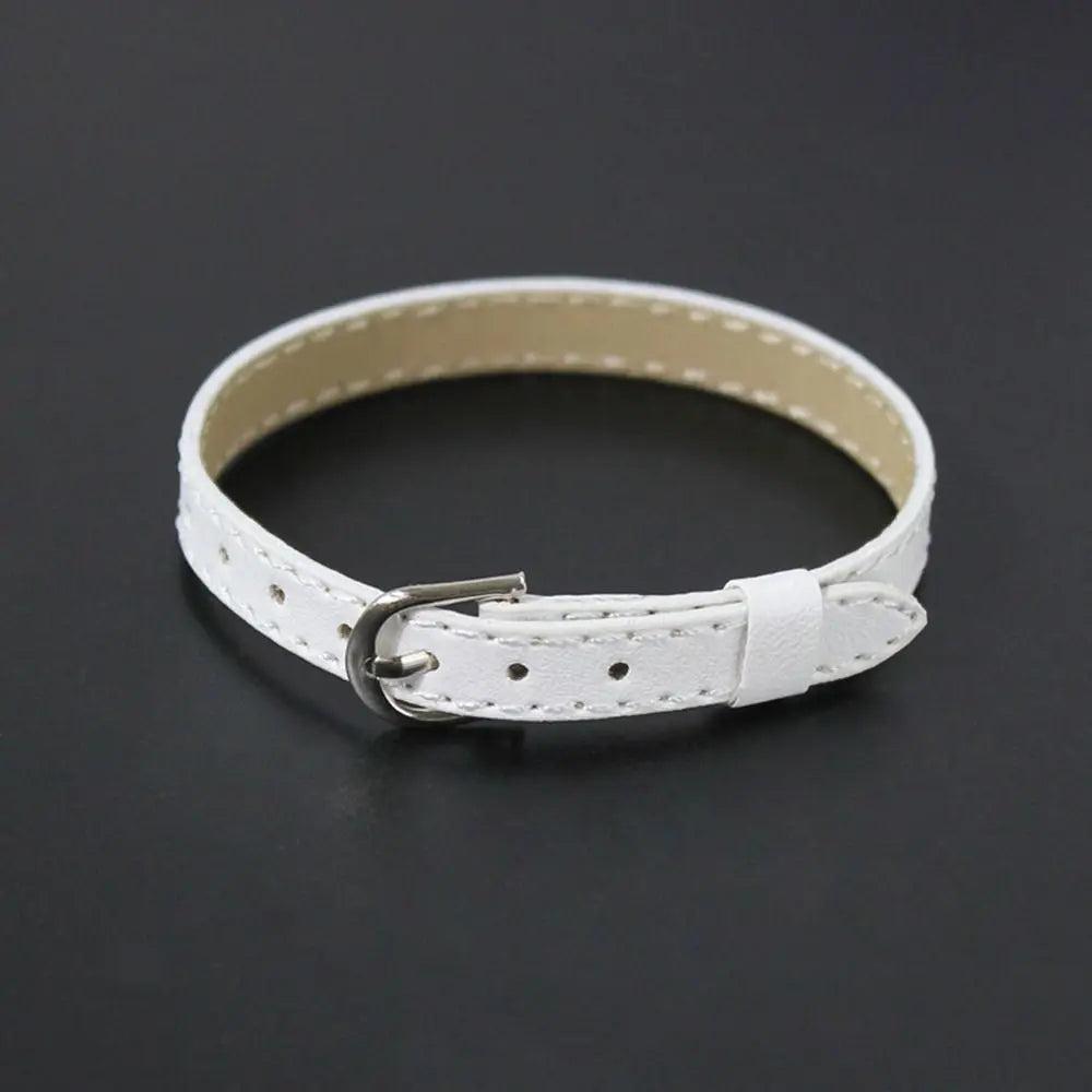 5Pcs Doll Waist Belts PU Leather Super Mini Waistband Candy Color DIY Handmade Belt For 1/3 1/6 Bjd Doll Clothes Accessories