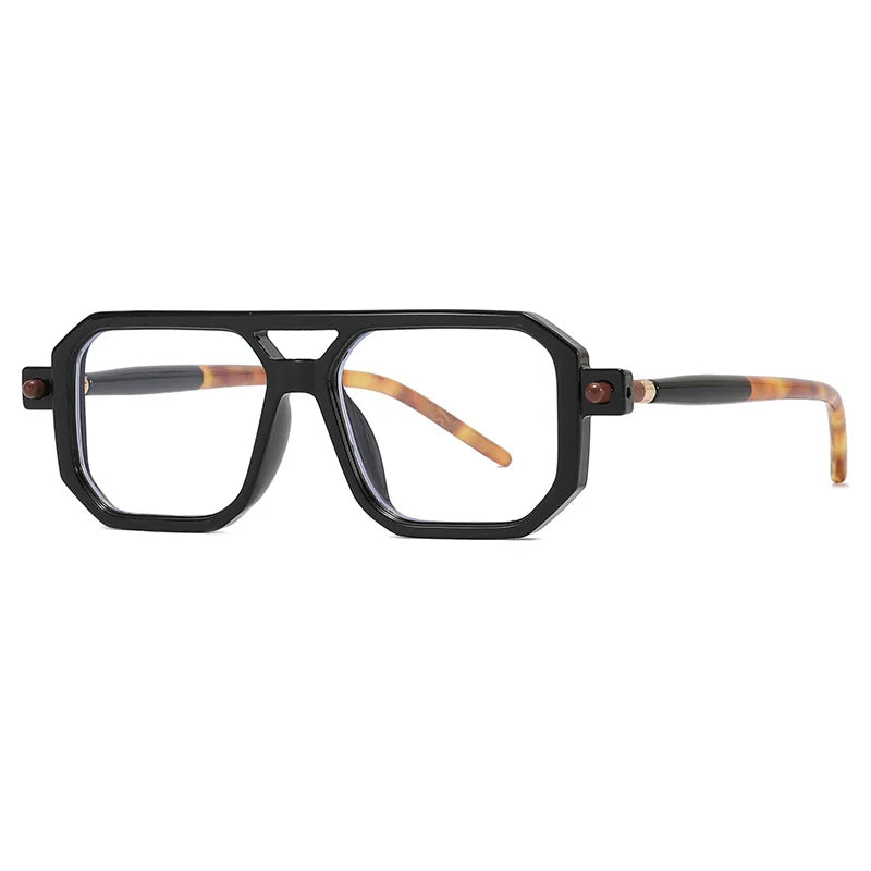 Square Sunglasses For Men Women Blue Light Blocking Shades UV400 Sun Glasses Luxury Thick Frame Eyeglasses Driving Eyewear
