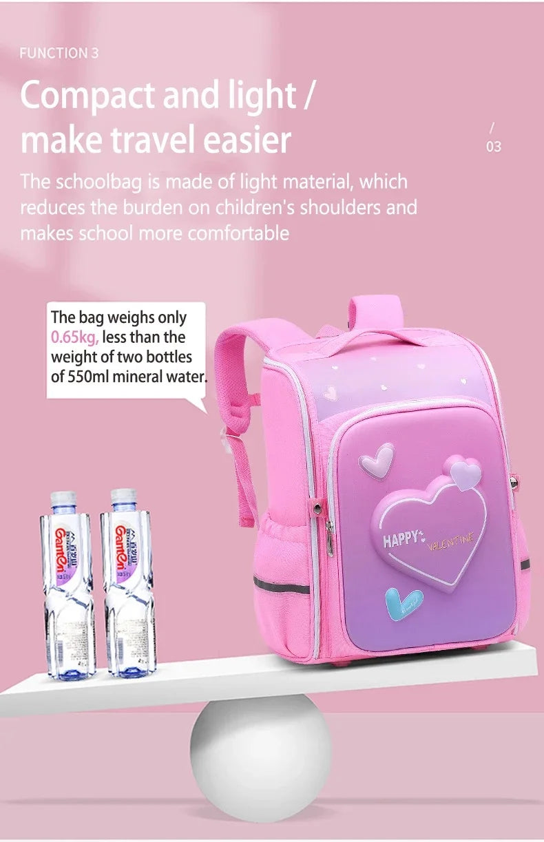 Boy School Backpack with Lunchbox School Child Elementary Student Bags Girls Waterproof Astronaut School Bags Bookbags
