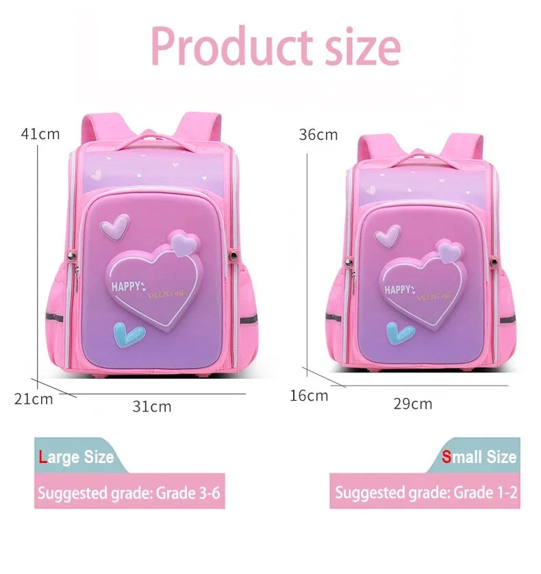 Boy School Backpack with Lunchbox School Child Elementary Student Bags Girls Waterproof Astronaut School Bags Bookbags