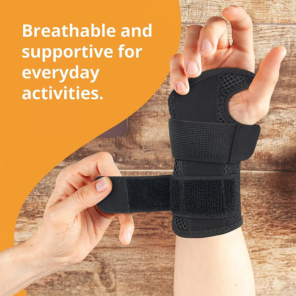 1 PCS Professional Wrist Support Splint Arthritis Band Belt Carpal Tunnel Wrist Brace Sprain Prevention Sports Wrist Protector