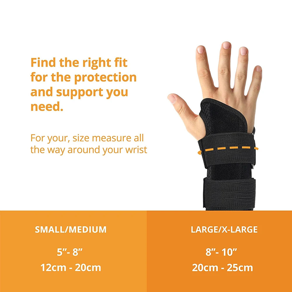 1 PCS Professional Wrist Support Splint Arthritis Band Belt Carpal Tunnel Wrist Brace Sprain Prevention Sports Wrist Protector