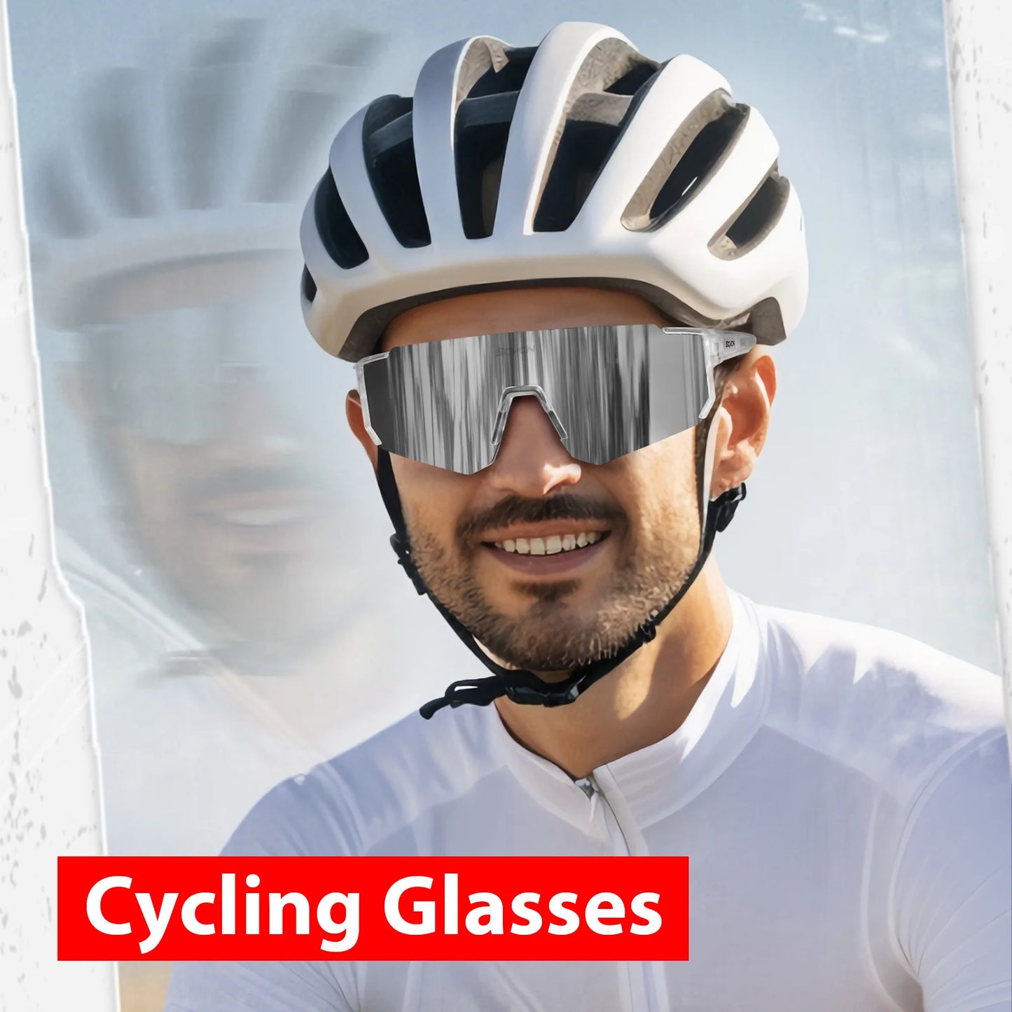 SCVCN new Outdoor Cycling Sunglasses Men MTB Bike Glasses Sports Mountain Climbing fishing Women Bicycle Cycling UV400 Goggles
