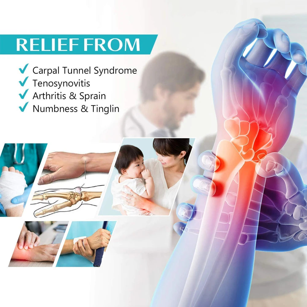 1 PCS Professional Wrist Support Splint Arthritis Band Belt Carpal Tunnel Wrist Brace Sprain Prevention Sports Wrist Protector