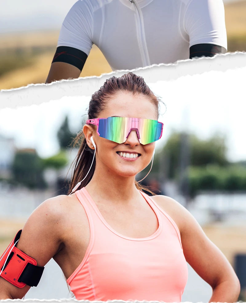 SCVCN new Outdoor Cycling Sunglasses Men MTB Bike Glasses Sports Mountain Climbing fishing Women Bicycle Cycling UV400 Goggles