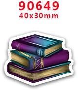 30pcs/Lot Back To School Printed Planar Resin for Hair Bows PR90363