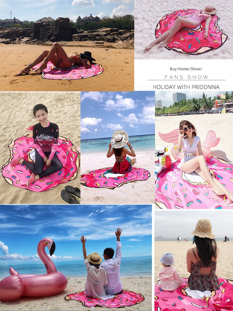 Pridonna Donut Travel Ultralight Beach Towel