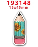 10 Pcs Back To School Planar Resin Flatback For DIY Hairbow Accessory Decoration PR192788