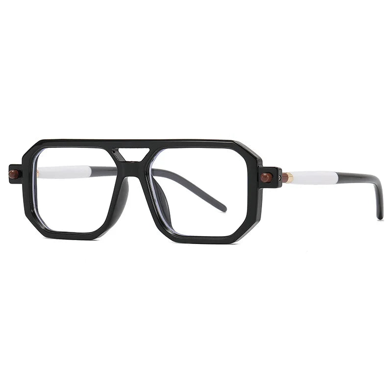 Square Sunglasses For Men Women Blue Light Blocking Shades UV400 Sun Glasses Luxury Thick Frame Eyeglasses Driving Eyewear