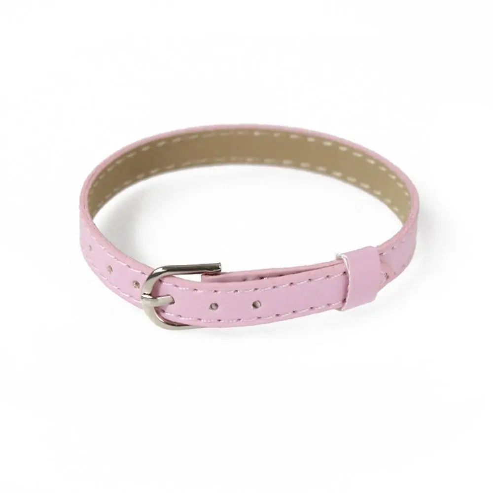 5Pcs Doll Waist Belts PU Leather Super Mini Waistband Candy Color DIY Handmade Belt For 1/3 1/6 Bjd Doll Clothes Accessories