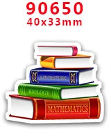 30pcs/Lot Back To School Printed Planar Resin for Hair Bows PR90363