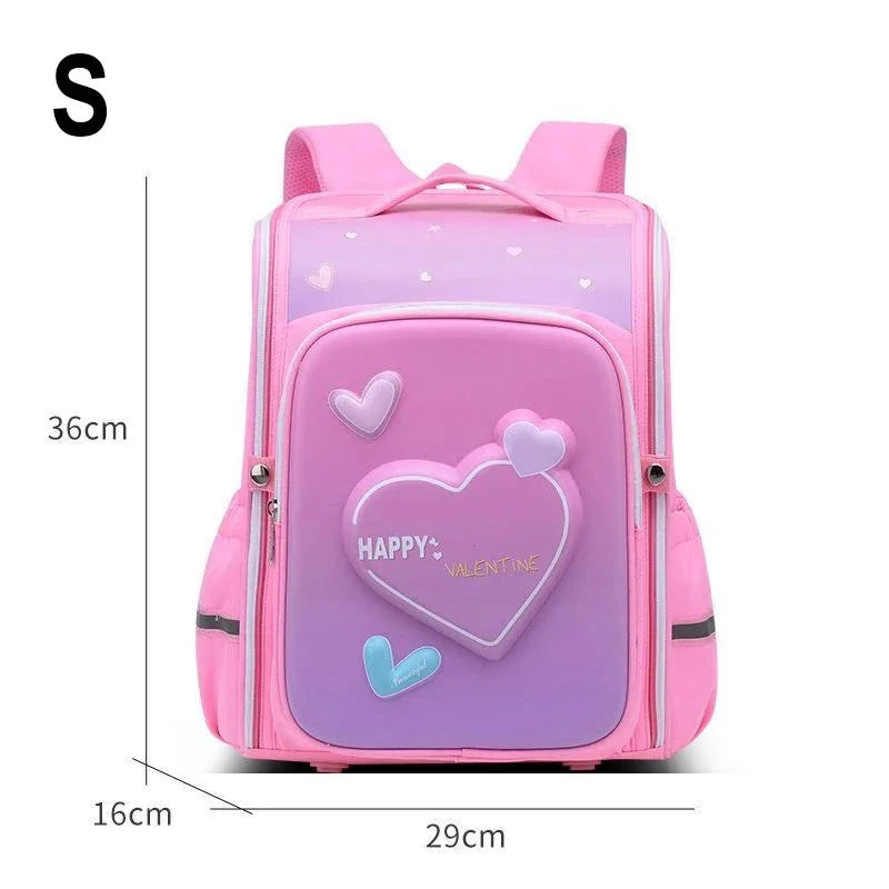 Boy School Backpack with Lunchbox School Child Elementary Student Bags Girls Waterproof Astronaut School Bags Bookbags