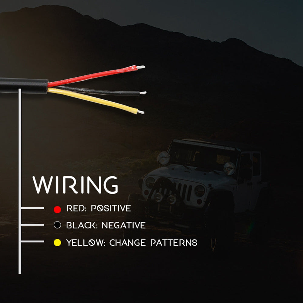4 LED Police Strobe Light Automotivo Grille Warning Light 12-24V Red Blue Amber Flashing Lamp Trucks ATV Car Emergency Beacon