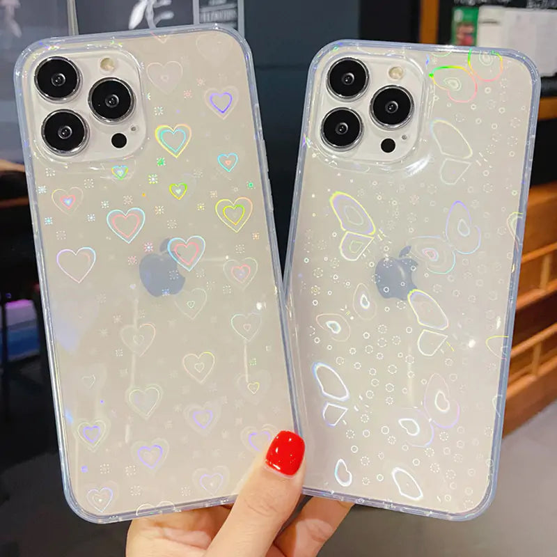 Coque de téléphone à paillettes