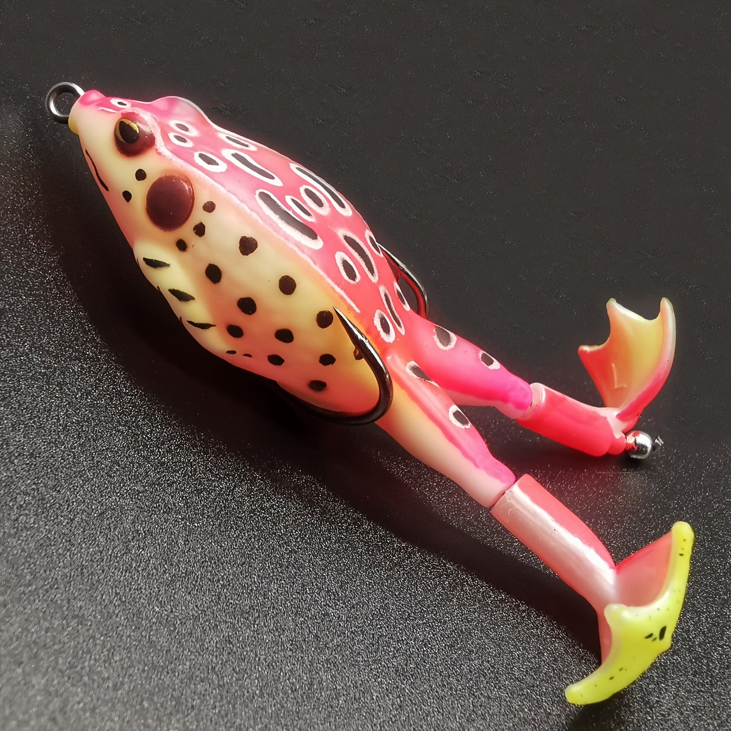 1pc ANFS Frog Leg Lure Fishing Reel - Soft Artificial Fish Bait with Multi-Color Options (Green, Brown, Black, Orange) for Bass & Panfish, Durable Plastic Design for Year-Round Fishing, Fishing Lure, Bass Fishing Lure, Realis